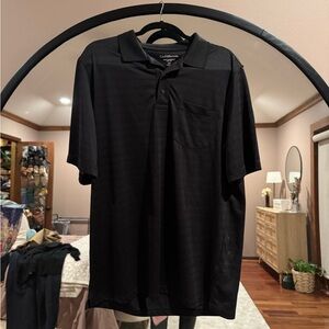 Croft & Barrow Classic Black Polo with Chest Pocket